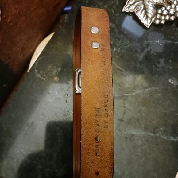 🇮🇹🌾MINORONZONI HIGH FASHION WOMEN ITALIAN MADE BELT,29-33" 🌴 - Picture 7 of 10